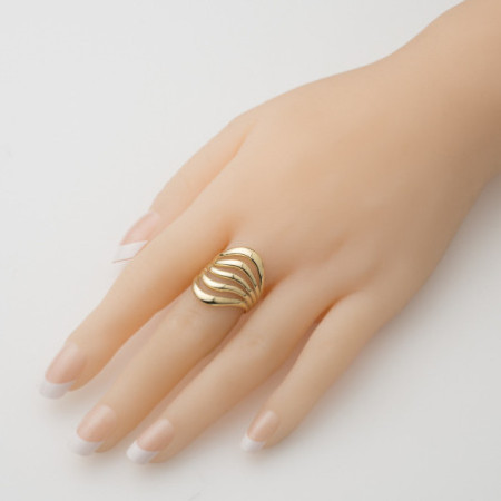 Pozlátený strieborný prsteň | Argento.sk