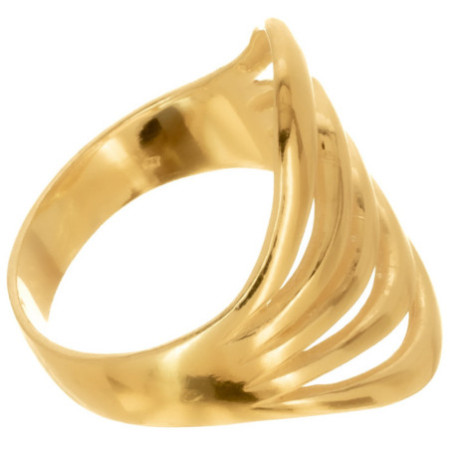 Pozlátený strieborný prsteň | Argento.sk