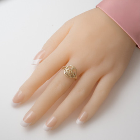 Pozlátený strieborný prsteň - strom života | Argento.sk