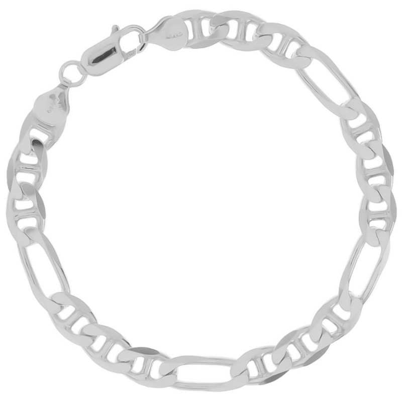 Strieborný náramok - vzor Figaruchi, šírka 6,9 mm | Argento.sk