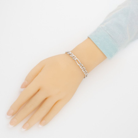 Strieborný náramok - vzor Figaruchi, šírka 6,9 mm | Argento.sk