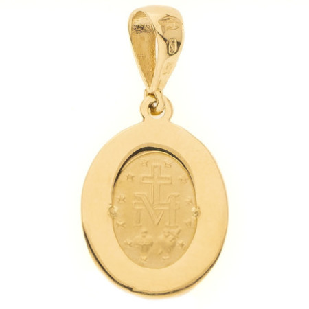 Zlatý prívesok Zázračná medaila - číre okrúhle zirkóny | Argento.sk