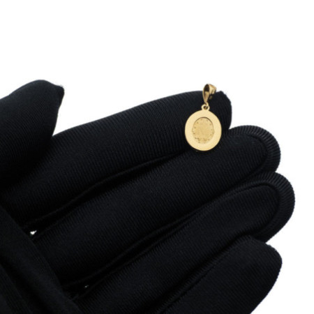 Zlatý prívesok Zázračná medaila - číre okrúhle zirkóny | Argento.sk