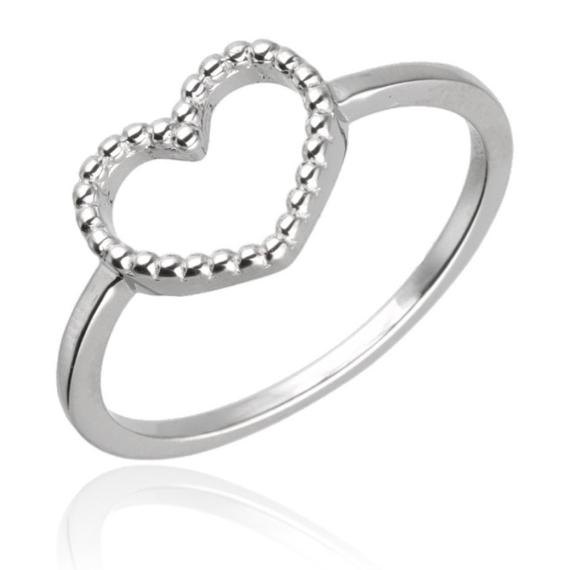 Strieborný prsteň - srdiečko | Argento.sk