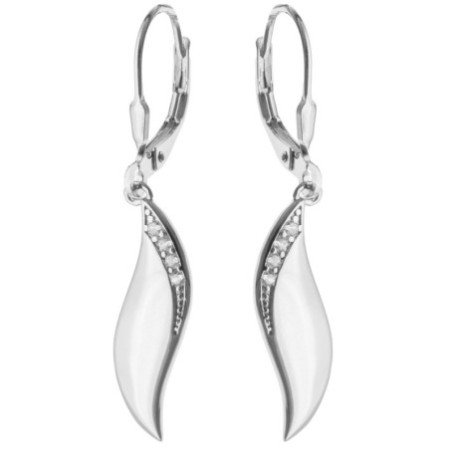 Strieborné náušnice - číre okrúhle zirkóny | Argento.sk