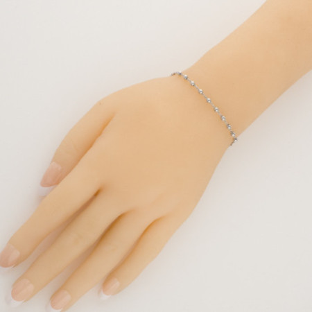 Strieborný náramok ruženec - 1 desiatok, krížik, Zázračná medaila, dĺžka 18 až 24 cm | Argento.sk