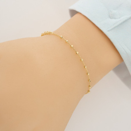 Strieborný náramok ruženec - 1 desiatok, krížik, Zázračná medaila, dĺžka 17 až 20 cm | Argento.sk