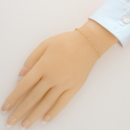 Strieborný náramok ruženec - 1 desiatok, krížik, Zázračná medaila, dĺžka 17 až 20 cm | Argento.sk