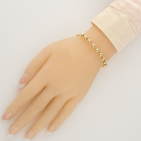 Pozlátený strieborný náramok ruženec - 1 desiatok, krížik s Ježišom, Zázračná medaila, dĺžka 17 až 23 cm | Argento.sk