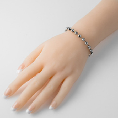 Strieborný náramok ruženec - 1 desiatok, krížik s Ježišom, Zázračná medaila, dĺžka 16 až 19 cm | Argento.sk