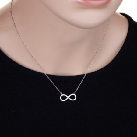 Strieborný náhrdelník - nekonečno, dĺžka 43 až 46 cm | Argento.sk