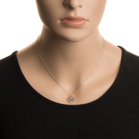 Strieborný náhrdelník - kôň, dĺžka 43 až 46 cm | Argento.sk