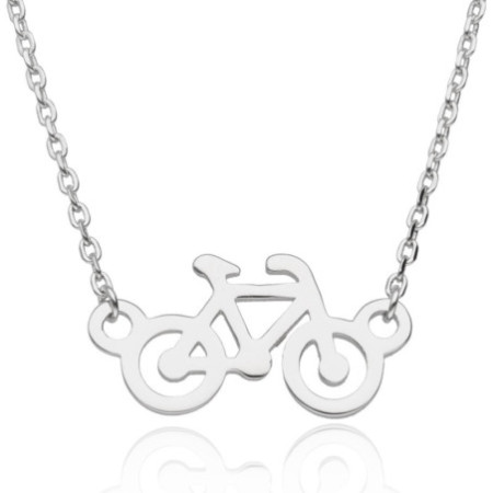 Strieborný náhrdelník - bicykel, dĺžka 42 až 46 cm | Argento.sk