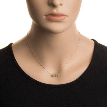 Strieborný náhrdelník - bicykel, dĺžka 42 až 46 cm | Argento.sk