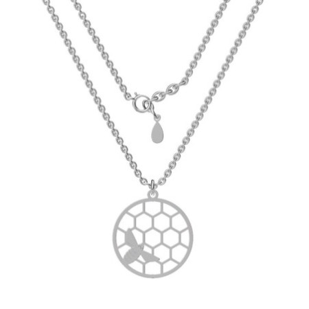 Strieborný náhrdelník - včielka, dĺžka 43 až 46 cm | Argento.sk