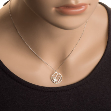 Strieborný náhrdelník - včielka, dĺžka 43 až 46 cm | Argento.sk