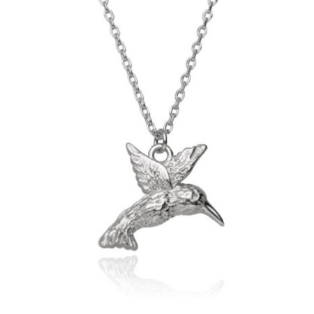 Strieborný náhrdelník - kolibrík, dĺžka 43 až 46 cm | Argento.sk