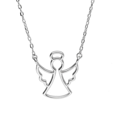 Strieborný náhrdelník - anjel, dĺžka 43 až 46 cm | Argento.sk