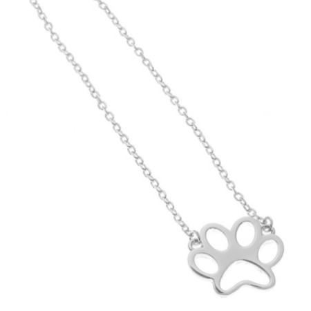 Strieborný náhrdelník - labka, dĺžka 43 až 46 cm | Argento.sk