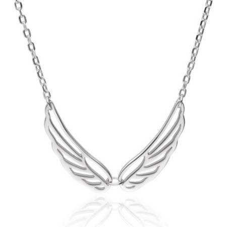 Strieborný náhrdelník - anjelské krídlo, dĺžka 43 až 46 cm | Argento.sk