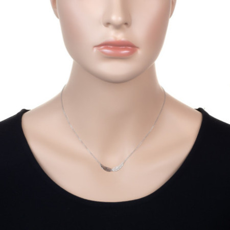 Strieborný náhrdelník - anjelské krídlo, dĺžka 43 až 46 cm | Argento.sk