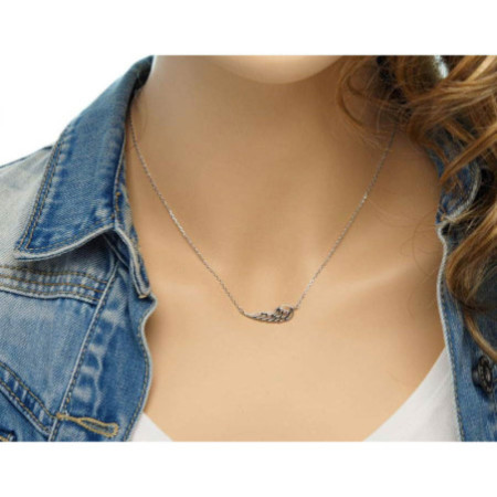 Strieborný náhrdelník - anjelské krídlo, dĺžka 43 až 46 cm | Argento.sk