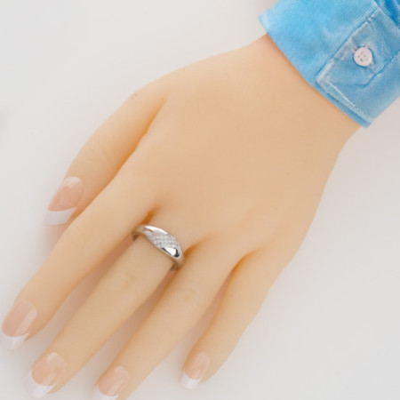 Strieborný prsteň - číre okrúhle zirkóny | Argento.sk