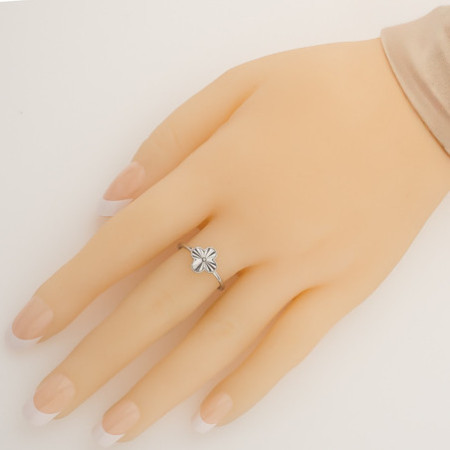 Strieborný prsteň - štvorlístok | Argento.sk