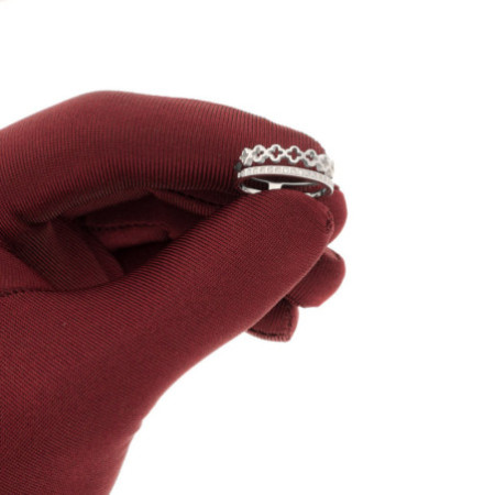 Strieborný prsteň - štvorlístok, číre zirkóny v tvare štvorca | Argento.sk