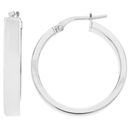 Strieborné náušnice kruhy - 24 mm priemer | Argento.sk