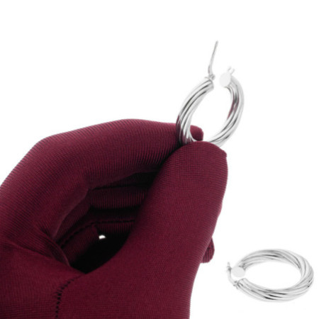 Strieborné náušnice kruhy - 29 mm priemer | Argento.sk