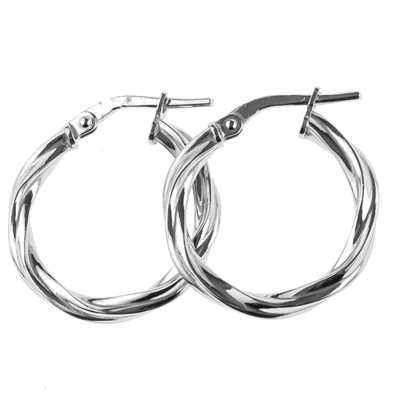 Strieborné náušnice krúžky - 20 mm priemer | Argento.sk