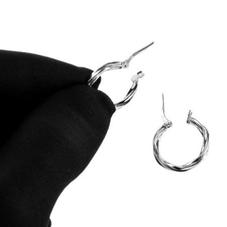 Strieborné náušnice krúžky - 20 mm priemer | Argento.sk