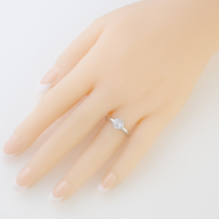 Strieborný prsteň - číry okrúhly zirkón | Argento.sk