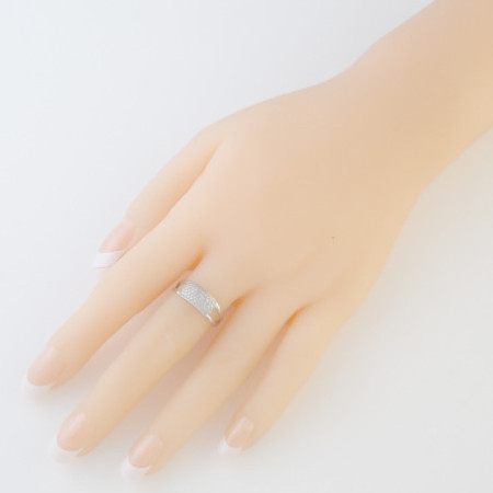 Strieborný prsteň - číre okrúhle zirkóny | Argento.sk