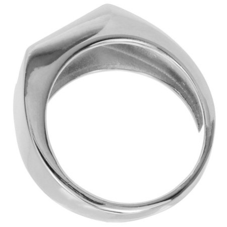 Strieborný prsteň - pečatný, čierna glazúra v tvare štvorca | Argento.sk