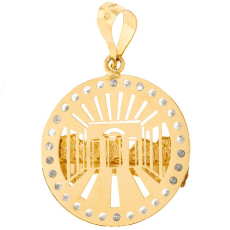 Zlatý prívesok - Posledná večera, číre okrúhle zirkóny | Argento.sk