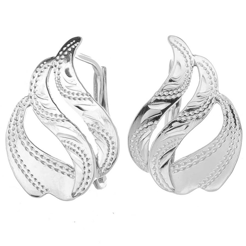 Strieborné náušnice - s ručným gravírom | Argento.sk