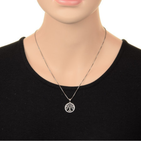 Strieborný prívesok - strom života, číre okrúhle zirkóny | Argento.sk