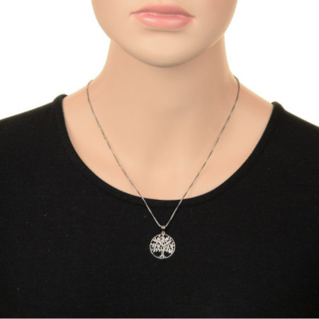 Strieborný prívesok - strom života, číre okrúhle zirkóny | Argento.sk