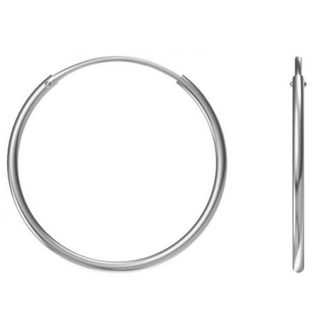 Strieborné náušnice kruhy - 30 mm priemer | Argento.sk