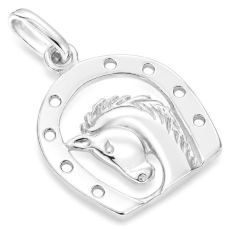 Strieborný prívesok - kôň, podkova | Argento.sk