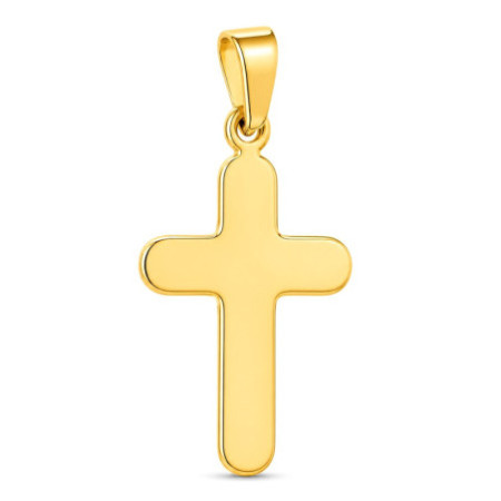 Pozlátený strieborný prívesok - krížik | Argento.sk