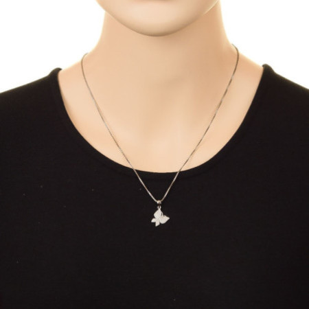 Strieborný prívesok - motýľ, číre okrúhle zirkóny | Argento.sk