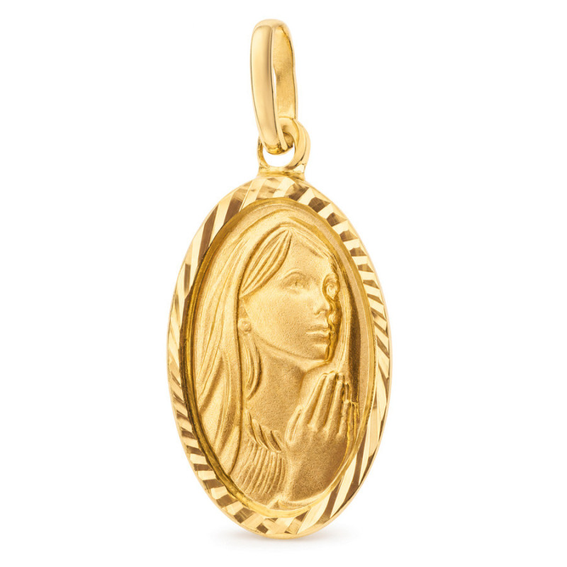 Zlatý prívesok - modliaca sa Panna Mária | Argento.sk