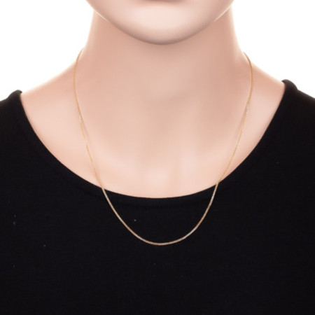 Zlatá retiazka - vzor Líščí chvost, šírka 1 mm | Argento.sk