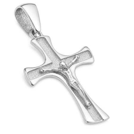 Strieborný prívesok - krížik s Ježišom | Argento.sk