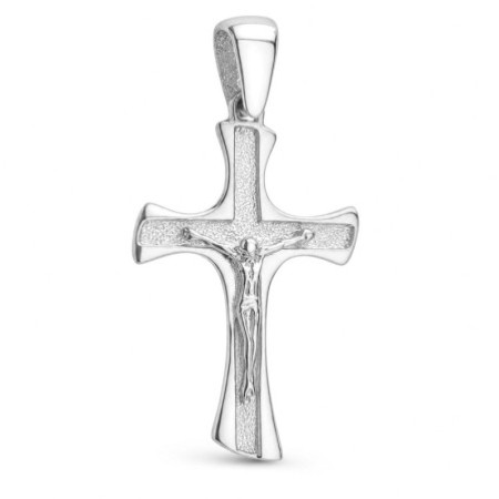 Strieborný prívesok - krížik s Ježišom | Argento.sk