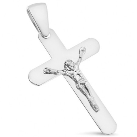 Strieborný prívesok - krížik s Ježišom | Argento.sk