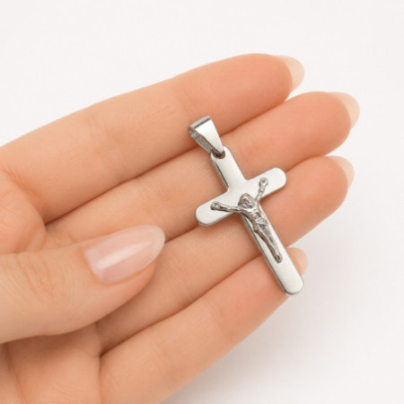 Strieborný prívesok - krížik s Ježišom | Argento.sk